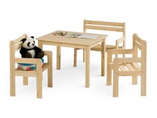 Kindersitzgruppe Kindermöbel Kindertischgruppe Kinderstühle Kindertisch Holz