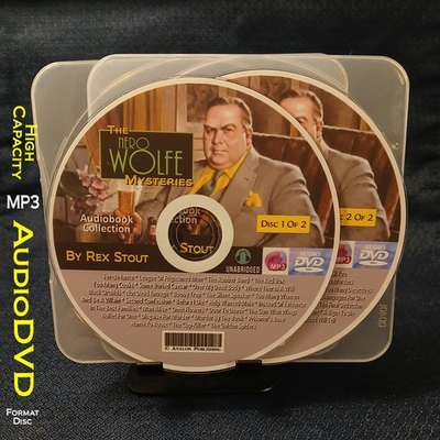 #ad The NERO WOLFE Mysteries By Rex Stout 74 MP3 Audiobook Collection $44.90
