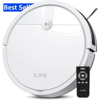 ilife V2 Robotic Vacuum: Slim Design, Tangle-Free, Multiple Cleaning Modes