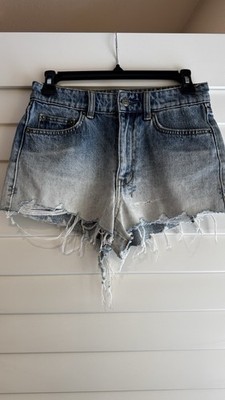 Ksubi Blue Distressed Jean Shorts