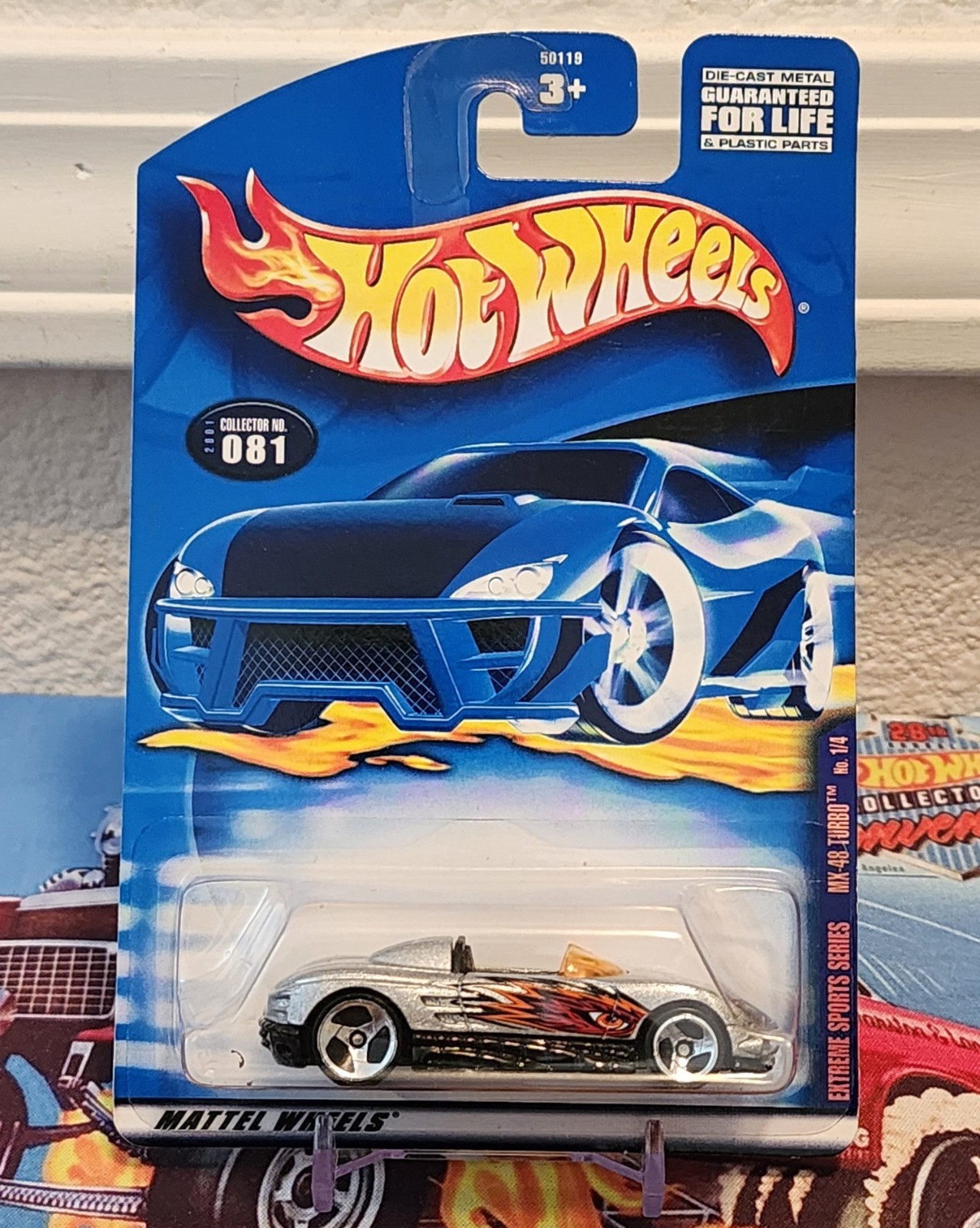 Hot Wheels 2001 Extreme Sports Series 1/4 MX-48 Turbo #081 Die-Cast Car
