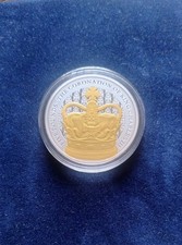 Charles III Coronation Silver Proof Crown Coin 2023, Five Pound/ £5 In Capsule