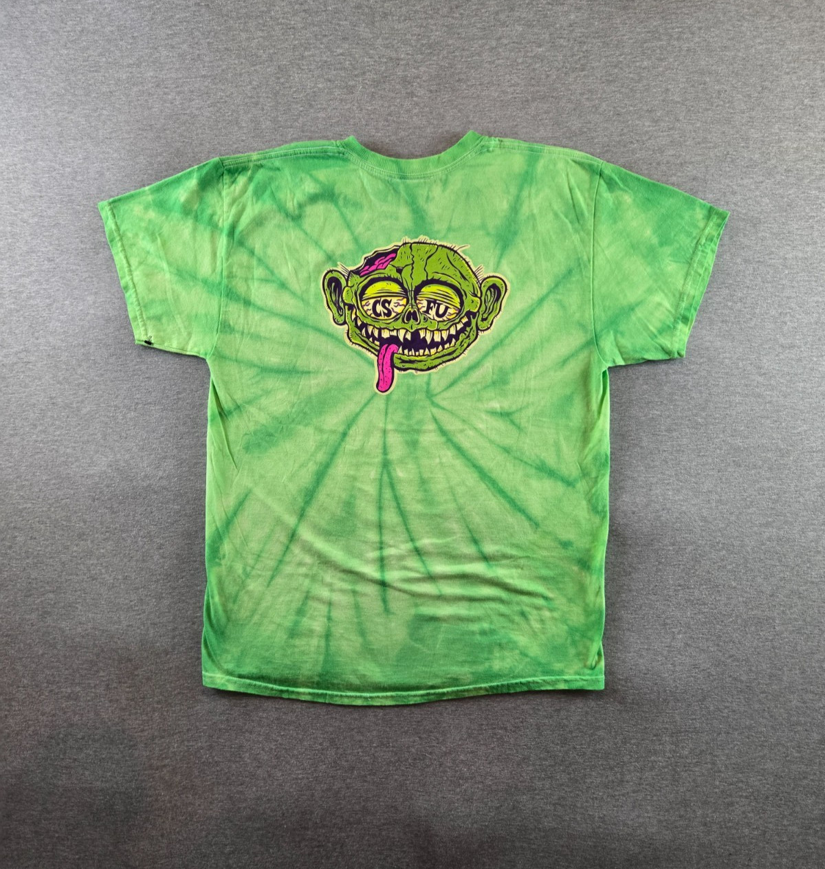 Vintage NHS Creature Skateboards T Shirt Mens Large G… - Gem