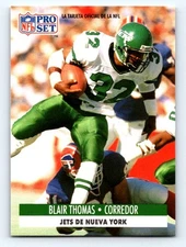 1991 Pro Set Spanish #250b Blair Thomas Fresh Break EX-EXMINT