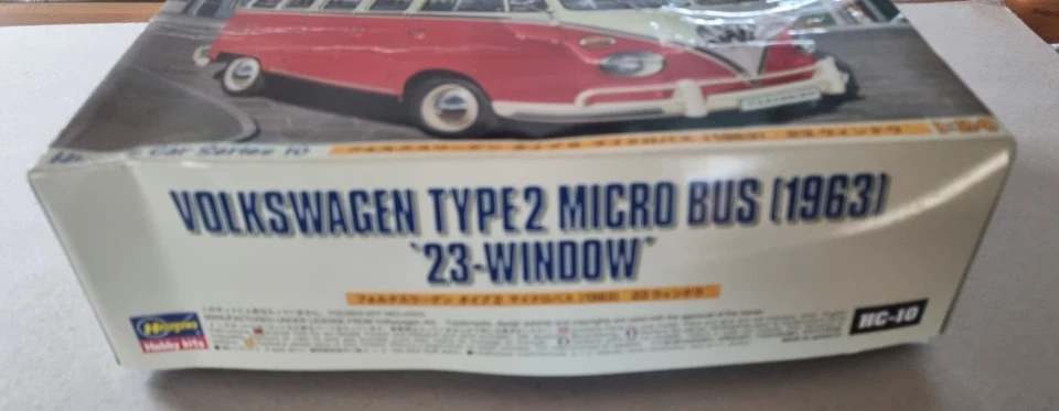 HASEGAWA VOLKSWAGEN TYPE2 MICRO BUS (1963) 23"-WINDOWSCALA 1:24 212110 - Immagine 2 di 4
