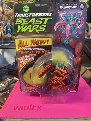 The Transformers Beast Wars Razorclaw With Vhs