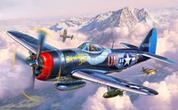 Revell, Modellbausatz P-47M Thunderbolt Mit Bemalung Zum Zusammenbauen, 1/72,...