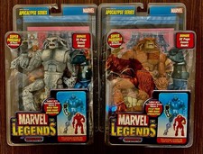 Marvel Legends Apocalypse Series BAF Sasquatch Both Variant Action Figures NIB