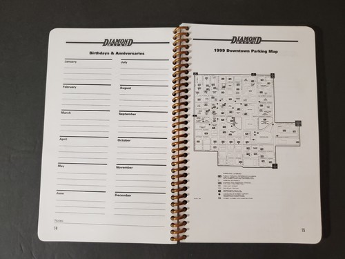 VIntage 1999 Diamondbacks Season Ticket Holder DayTimer / Planner / Calendar NEW - Picture 5 of 5