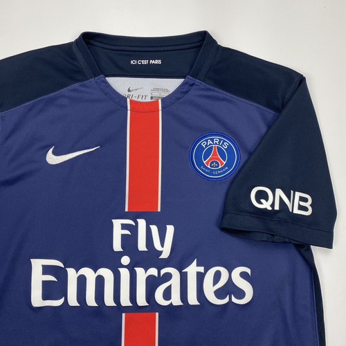 Ibrahimovic #10 PSG 2015 2016 Home Football Shirt Soccer Jersey Nike 658907-411 - Picture 12 of 23