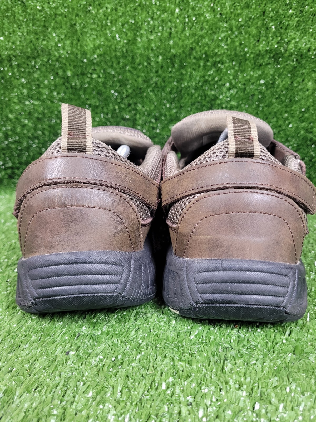 Orthofeet Clearwater Brown Leather Comfort Orthopedic Sandals Mens Size