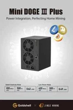 Goldshell Mini DOGE 3 III Plus 810MH/s 500W LTC DOGE Miner with PSU - Ships NYC