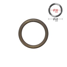 E27 Lamp Holder with Shade Ring Edison Light Bulb Socket 10mm or 1/2" base inlet