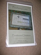 Pineberry Lane Primitive Cross Stitch Pattern Farmhouse Christmas UNUSED