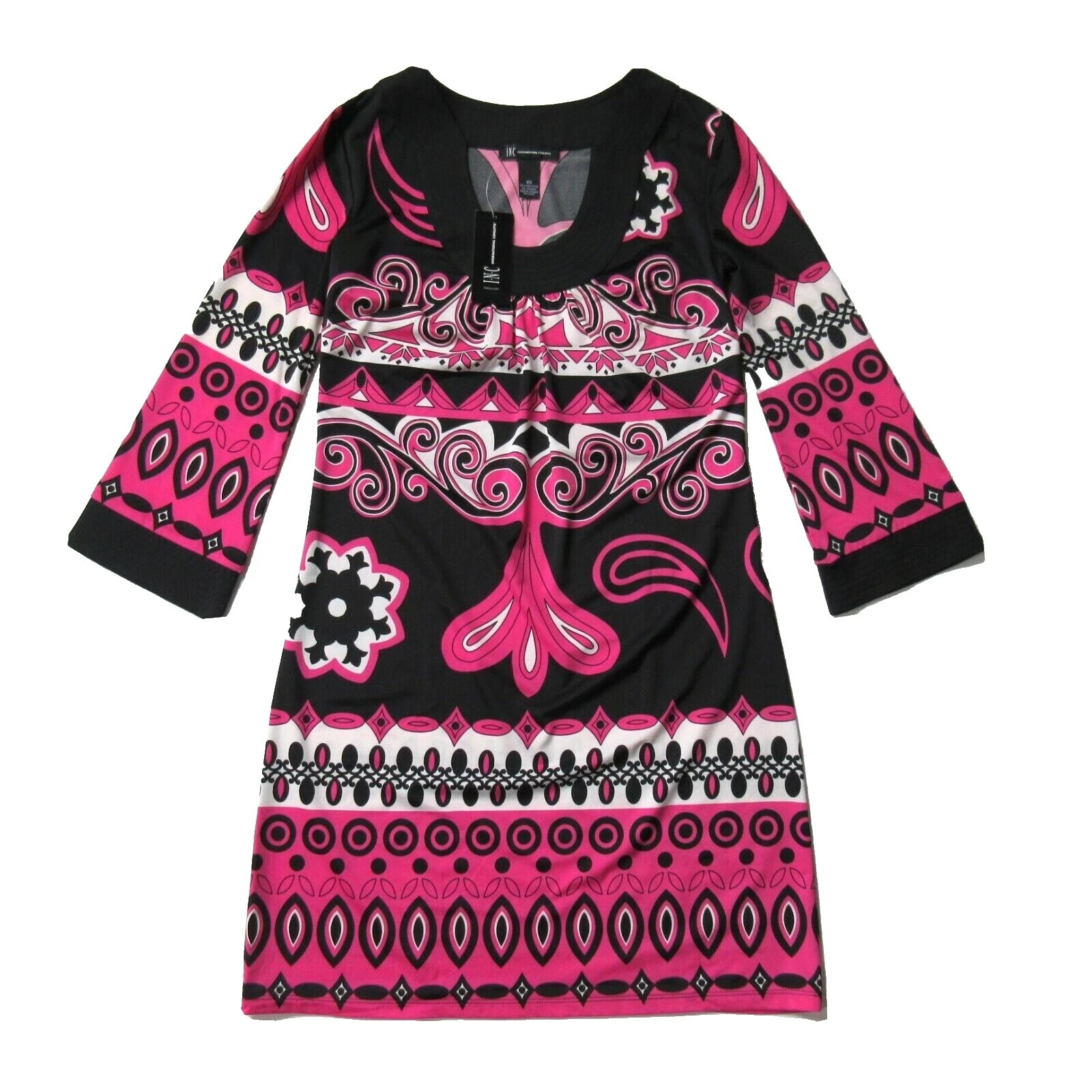 INC International Concepts Geometric Polyester Dresses for Women