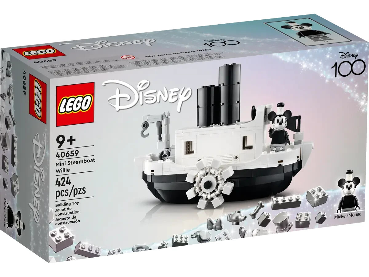 LEGO 40659 Mini Steamboat Willie Disney 100 Years Exclusive