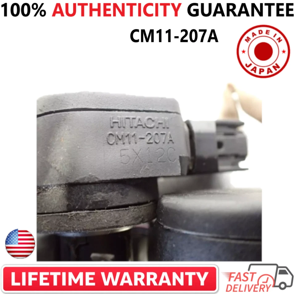 x6 OEM HITACHI HONDA Ignition Coils For 1999-2010 Honda & Acura, CM11-207A - Image 3 of 3