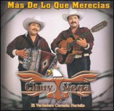 Mas De Lo Que Merecias by Chuy Vega (CD, 2002)