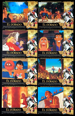 ROAD TO EL DORADO Original Movie Lobby Card Set Dreamworks Animation