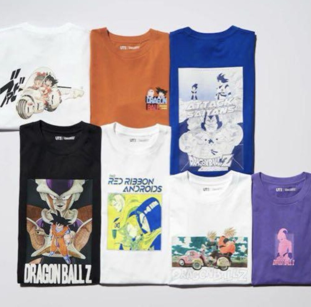 UNIQLO UT Graphic T-shirt Dragon Ball 7Complete Box Set Men M 100