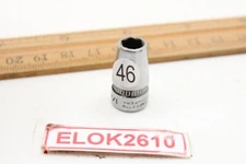 Indestro 2808 1/4" Socket 1/4” Drive SAE Chrome  6 Point USA