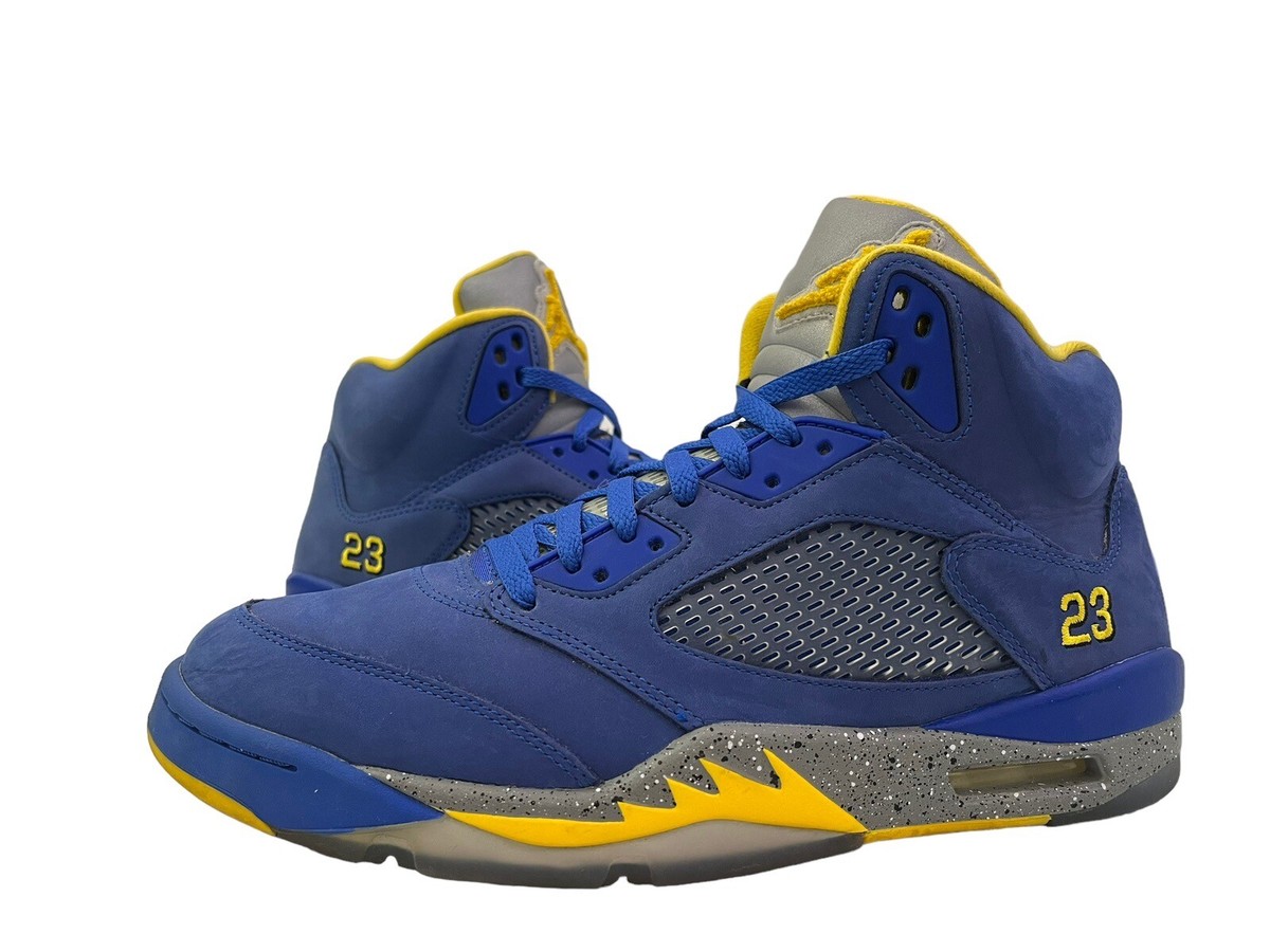 シューズ(男性用) NIKE AIR JORDAN 5 LANEY JSP US 9 100% Authentic Mens Air Jordan 5 Retro JSP Laney Varsity
