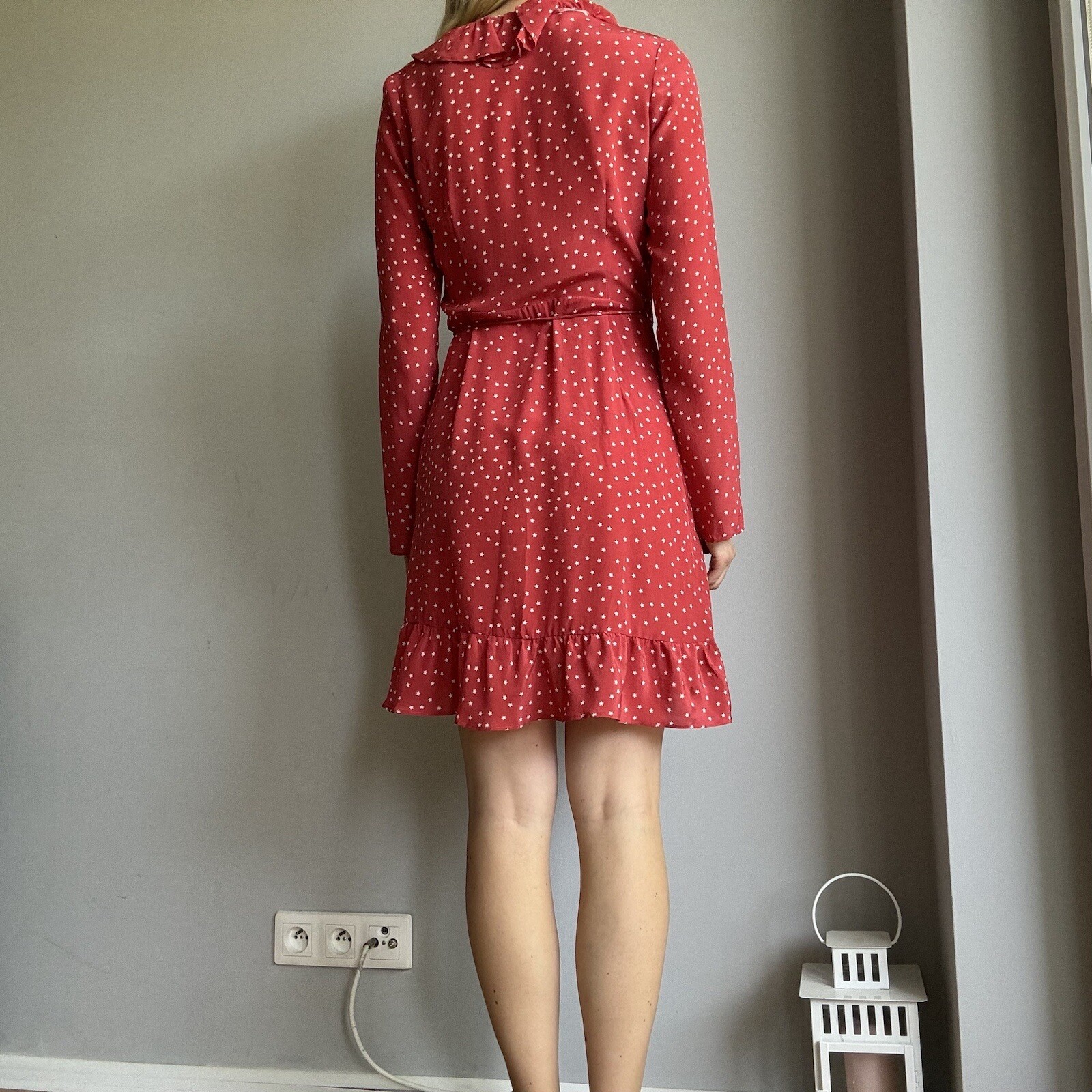 Réalisation Par Red Ruffled Alexandra Mini Wrap S… - image 6