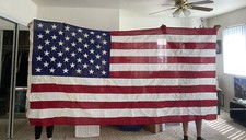 60 x 112 50 Star USA American Flag, Sewn On STARS and STRIPES