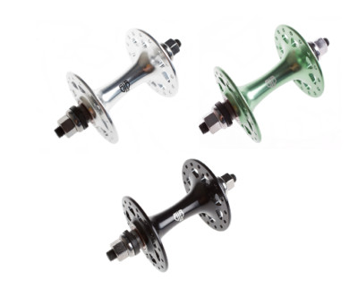 BLB Track Hubs Bahn Naben grün schwarz silber Fixie Singlespeed fixed/fixed NEU