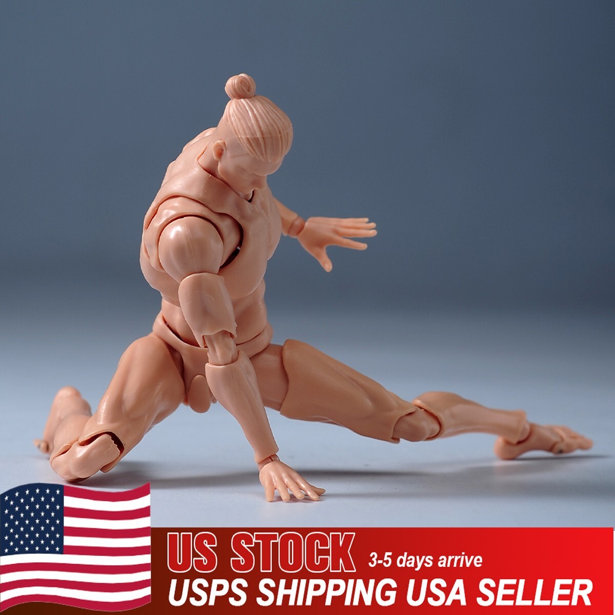 US Romankey X COWL 1:12 Yellow Flexible Jointed 6