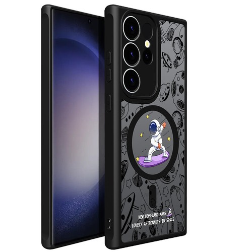 For Samsung S24 Ultra S23 FE S22 Plus Astronaut Mag Safe Shockproof Case Cover - Zdjęcie 11 z 16