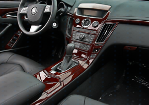 Details About Cadillac Cts Cts V Coupe 2011 2014 New Style Interior Wood Dash Trim Kit 45pcs