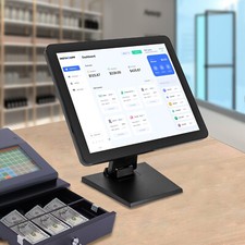 17 Zoll LED Kapazitiv Touchscreen Monitor POS Kassenmonitor System HDMI USB VGA