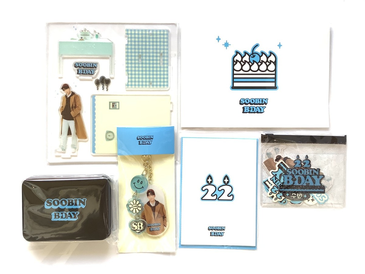 TXT SOOBIN birthday party ACRYLIC STAND / photo card /KEYRING