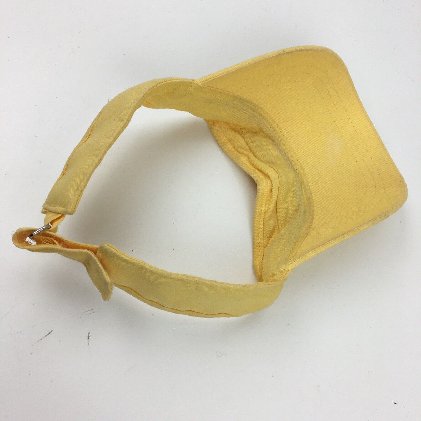 Blank Yellow Visor Cap Hat Adjustable - image 3