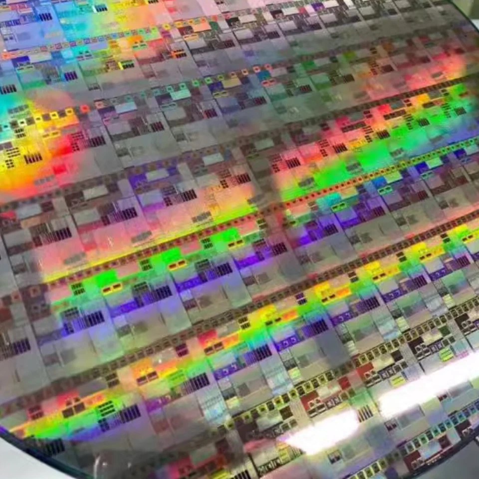 12 inch Silicon Wafer CPU Chip Semiconductor Lithography Circuit Bracket - Bild 3 von 4