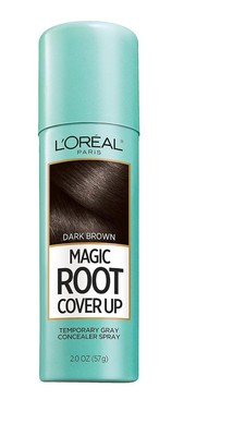 L'Oréal Paris Magic Root Cover Up Gray Concealer Spray, Dark Brown, 2 oz