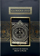 GLORIOUS OUD By FRAGRANCE WORLD EXTRAIT DE PARFUM SPRAY 2.7 Oz / 80 ml BRAND NEW