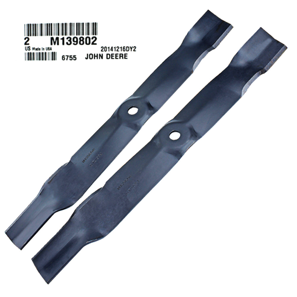 John Deere Original Equipment 2 Mower Blades #M139802