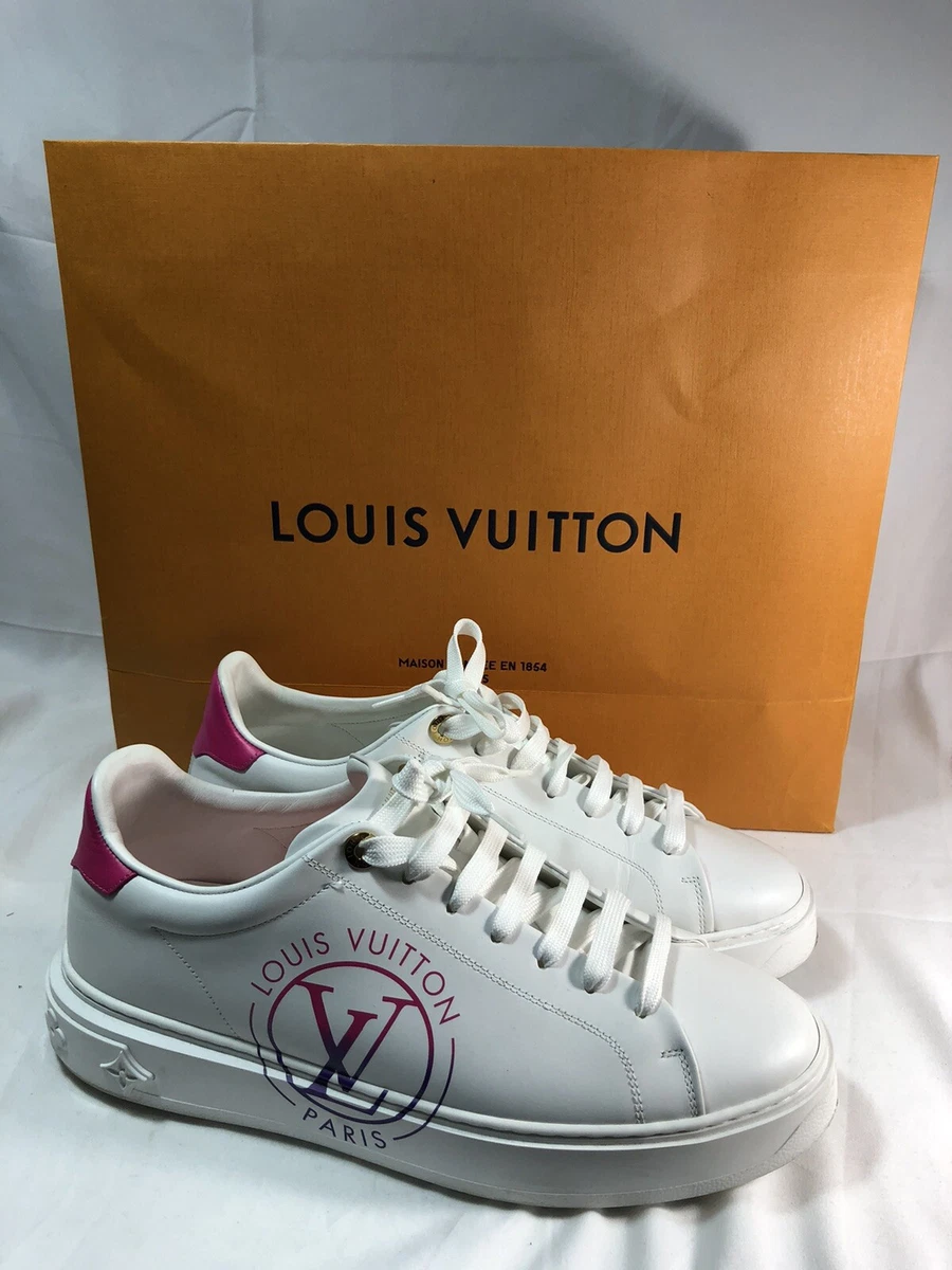 Louis vuitton time sales out sneakers pink