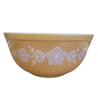 Vintage Pyrex Butterfly Gold 403 Largest Nesting Mixing Bowl 2.5 Quart