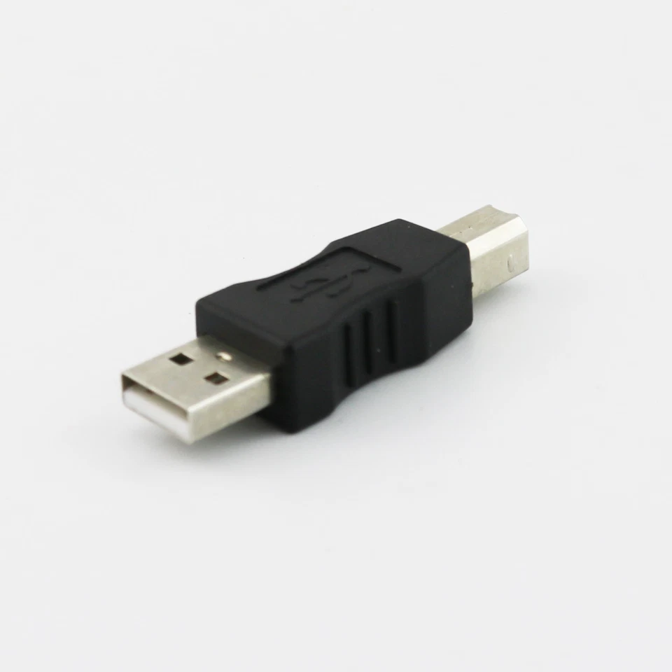 1pc USB 2.0 Type A Male to USB 2.0 Type B Male Plug Printer Adapter Converter - Image 2 of 4