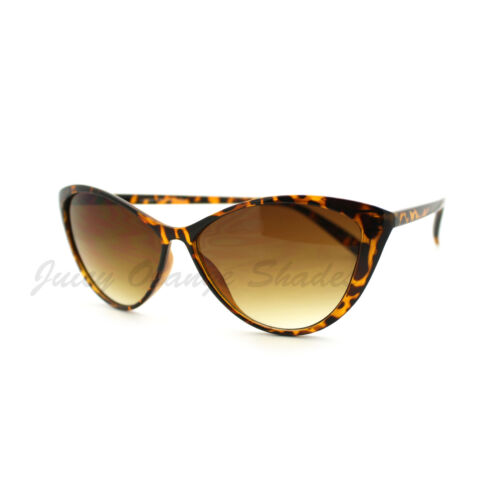 Womens Cateye Sunglasses Thin Lite Simple Casual Shades - Picture 1 of 15