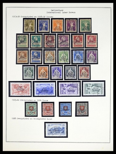 Lot 37814 MNH/MH/used stamp collection service stamps Switzerland 1922-1989. - Picture 4 of 10