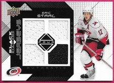 2008-09 Upper Deck Black Diamond Hockey ERIC STAAL #BDJ-ES Quad Four Jerseys