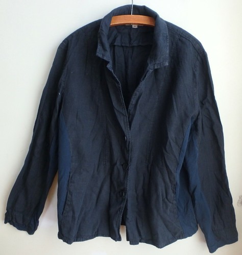FLAX LINEN Designs Urban Jacket M & L NWT TWILIGHT - Picture 3 of 8