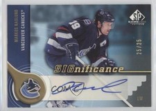 2005 SP Game Used Edition SIGnificance Gold 25/25 Markus Naslund #S-MN Auto 0uj7