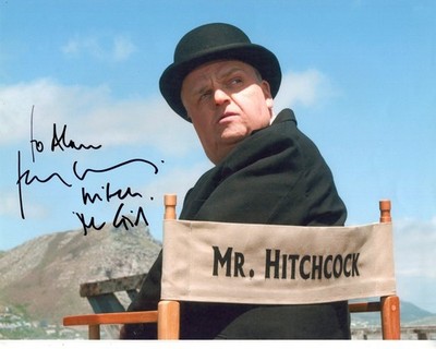 TOBY JONES Autographed Signed 8x10 ALFRED HITCHCOCK Photograph - To Alan