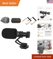 Professional CVM-VM10II Video Microphone with Noise Cancellation  Shock Mount