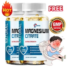Magnesium citrate capsules help intestinal peristalsis metabolism cardiovascular